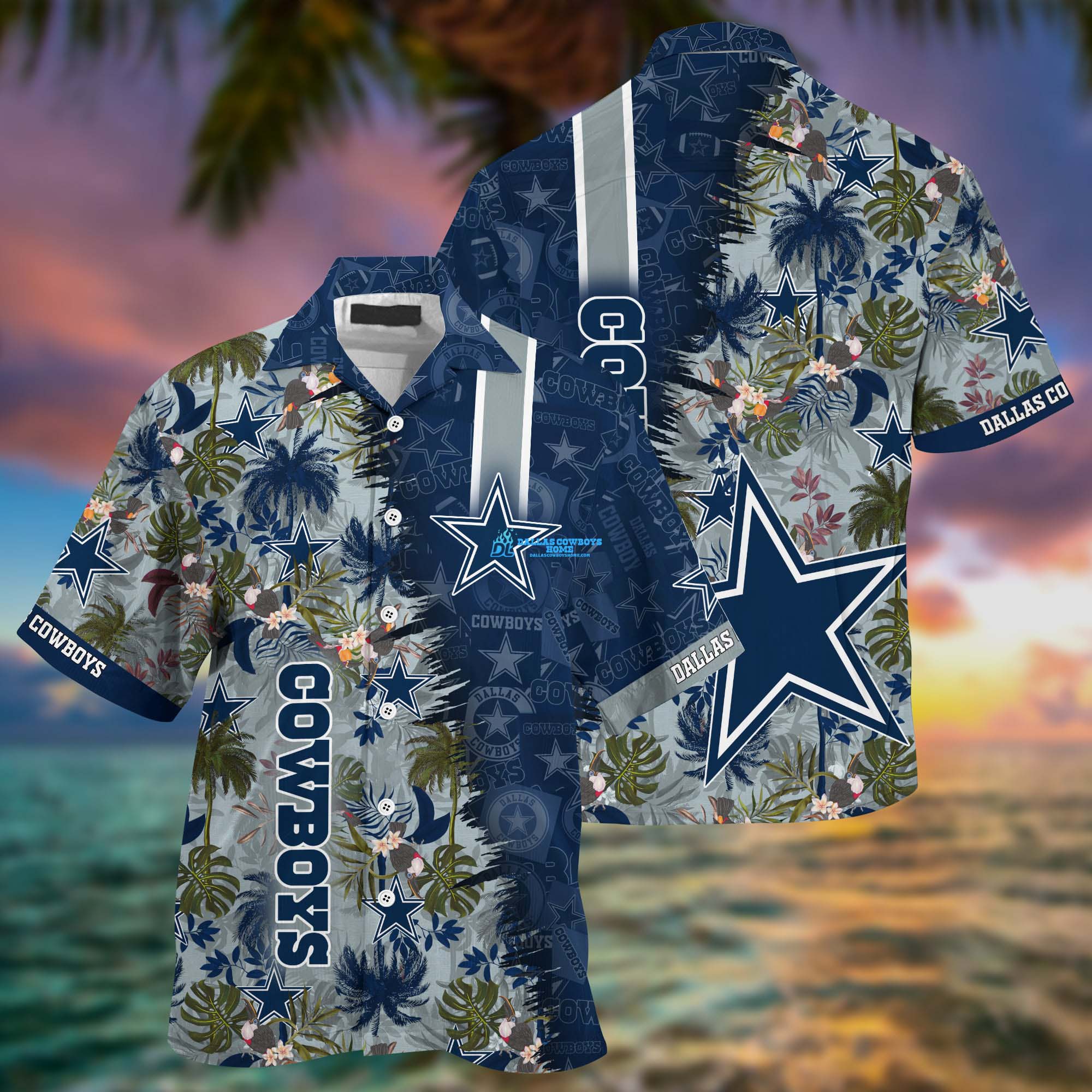 Dallas Cowboys Hawaiian shirt 0001220019 Design by Dallas Cowboys