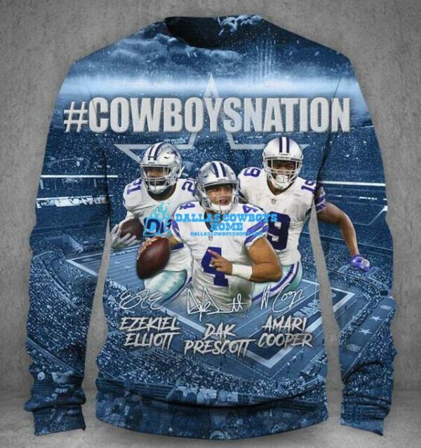 Dallas Cowboys Off The Shoulder Sweatshirt