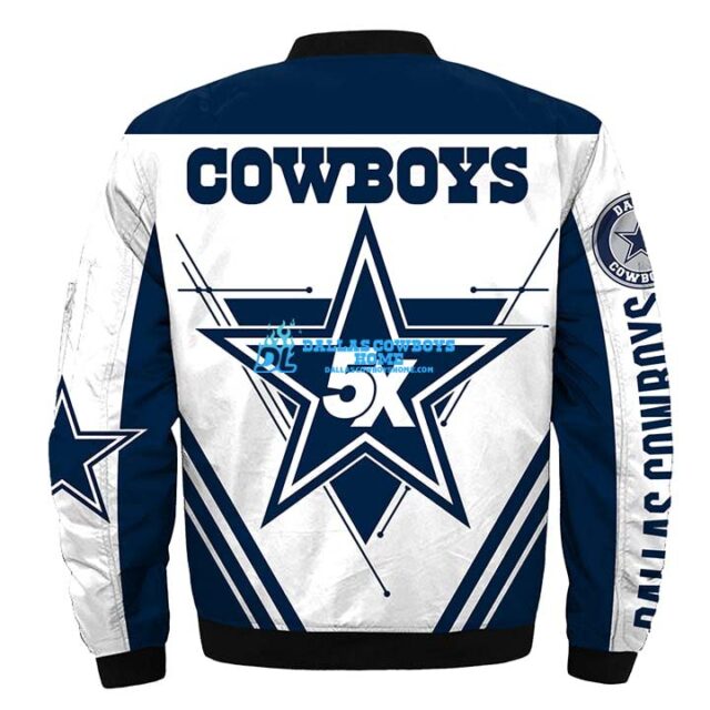 Dallas Cowboys Bomber Jacket Zipup Dallas Cowboys Home