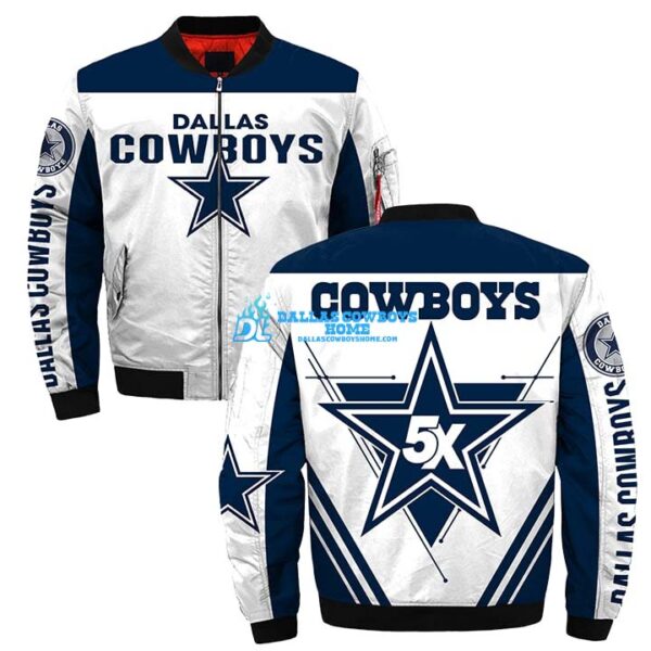 Dallas Cowboys Bomber Jacket Zipup