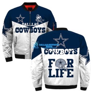 Dallas Cowboys Custom 3D Print Full Bomber Jacket