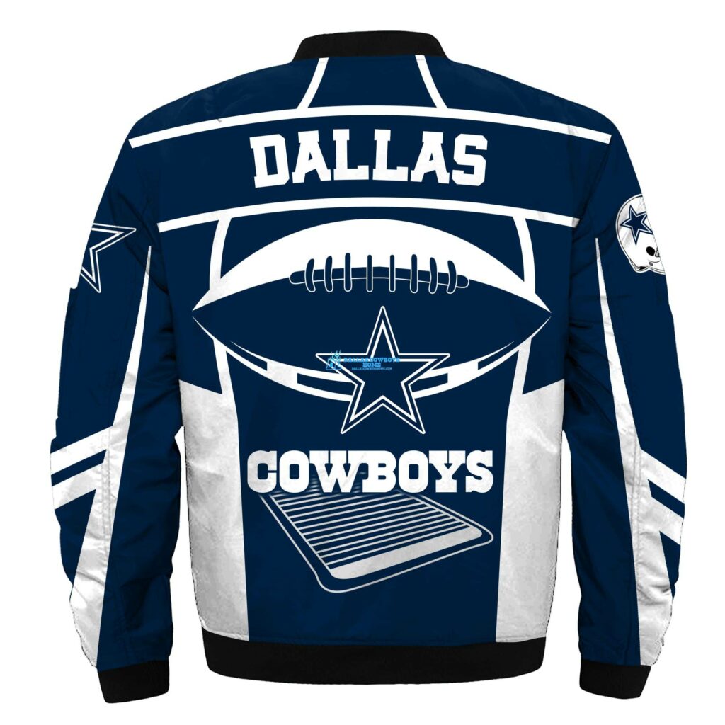 Dallas Cowboys Home Custom Bomber Jacket Print Full Dallas Cowboys Home