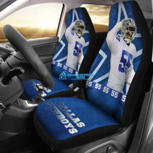 Player 55 Custom Dallas Cowboys Blue Car Seat