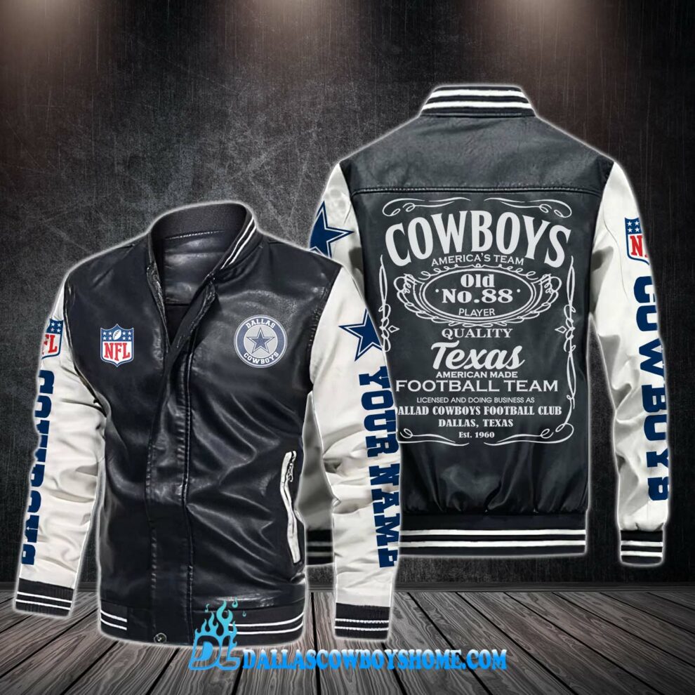 [New designs] Dallas Cowboys Leather Jacket hot trends 2021