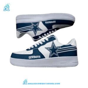 Dallas Cowboys Shoes For Men, Custom Dallas Cowboys Air Force 1, NFL Dallas Cowboys Sneakers
