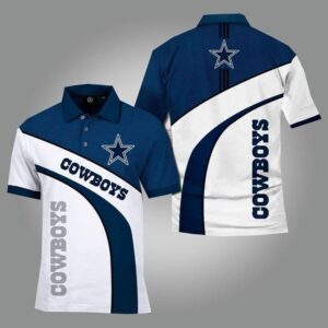 Men's Dallas Cowboys Shirts, Custom Dallas Cowboys Polo Shirts, NFL Dallas Cowboys Sleeve Polo