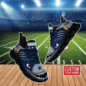 New Arrivals Personalized Dallas Cowboys Shoes, Custom Dallas Cowboys Max Soul Shoes, NFL Dallas Cowboys Chunky Sneakers