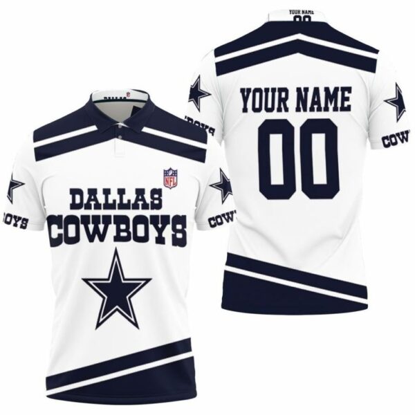 Peronalized Dallas Cowboys Shirts, Custom Dallas Cowboys Polo Shirt, NFL Dallas Cowboys Sleeve Shirts