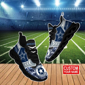Personalized Dallas Cowboys Shoes, Custom Dallas Cowboys Max Soul Shoes Best Seller, NFL Dallas Cowboys Chunky Sneakers