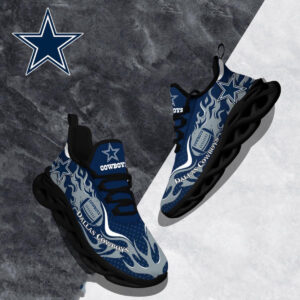 Personalized Dallas Cowboys Shoes, Custom Dallas Cowboys Max Soul Shoes, NFL Dallas Cowboys Chunky Sneakers Most Love