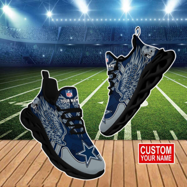 Personalized Dallas Cowboys Shoes, Custom Dallas Cowboys Max Soul Shoes, NFL Dallas Cowboys Chunky Sneakers Summer 2023