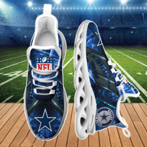 Personalized Dallas Cowboys Shoes Perfect Gift For Fan, Custom Dallas Cowboys Max Soul Shoes, NFL Dallas Cowboys Chunky Sneakers