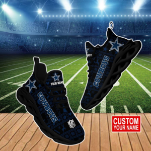 Personalized Dallas Cowboys Shoes Print Full, Custom Dallas Cowboys Max Soul Shoes, NFL Dallas Cowboys Chunky Sneakers Trending