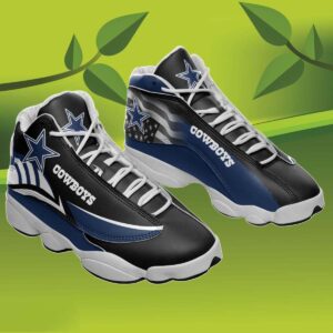 Personalized Cowboys Jordan Shoes, Custom Name Dallas Cowboys Jordan 13 Best Seller, NFL Dallas Cowboys Sneakers