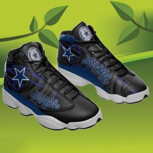 Personalized Cowboys Jordan Shoes, Custom Name Dallas Cowboys Jordan 13, NFL Dallas Cowboys Sneakers