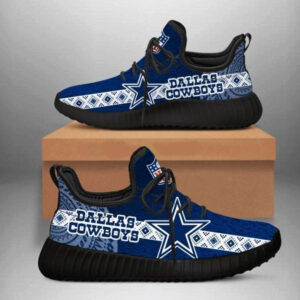 Tribal Dallas Cowboys Shoes, Custom Dallas Cowboys Yeezys Print Full, NFL Dallas Cowboys Sneakers