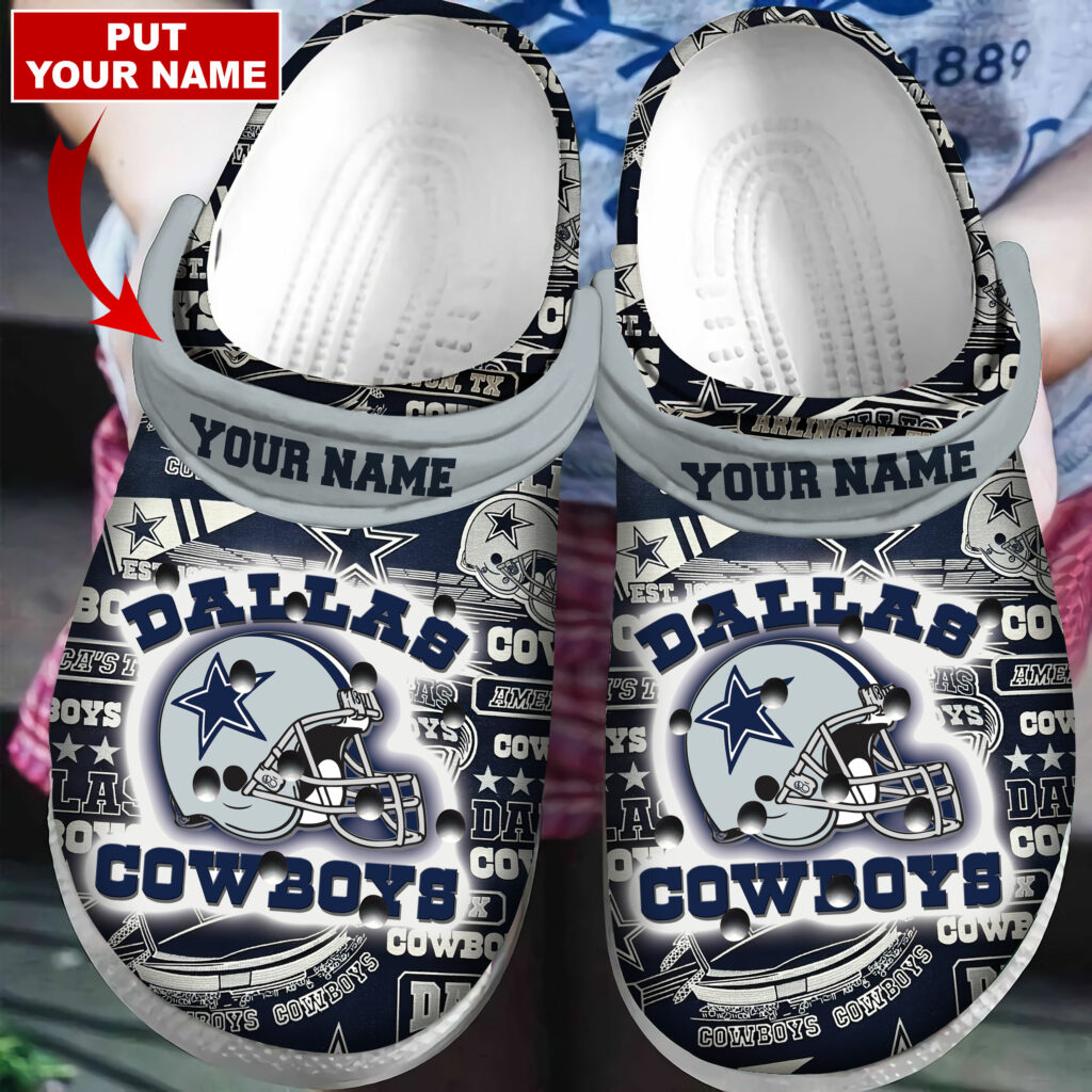 Dallas cowboys crocs clearance shoes