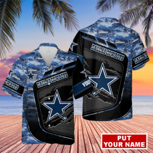 Dallas Cowboys Custom Monster Hawaiian Shirt For Fan