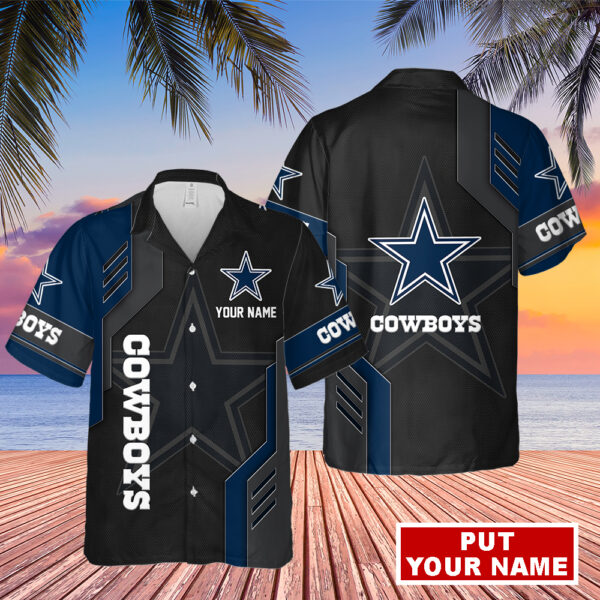 Custom Dallas Cowboys Hawaiian Shirt With Logo Star