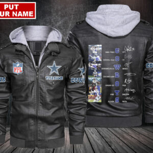 Custom Team Dallas Cowboys Leather Jacket For Fan