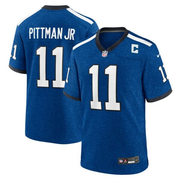 Indiana Nights Michael Pittman Jr. Indianapolis Colts Nike Alternate Game Jersey - Blue