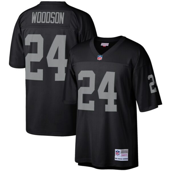 Charles Woodson Las Vegas Raiders Mitchell & Ness Legacy Replica Jersey - Black