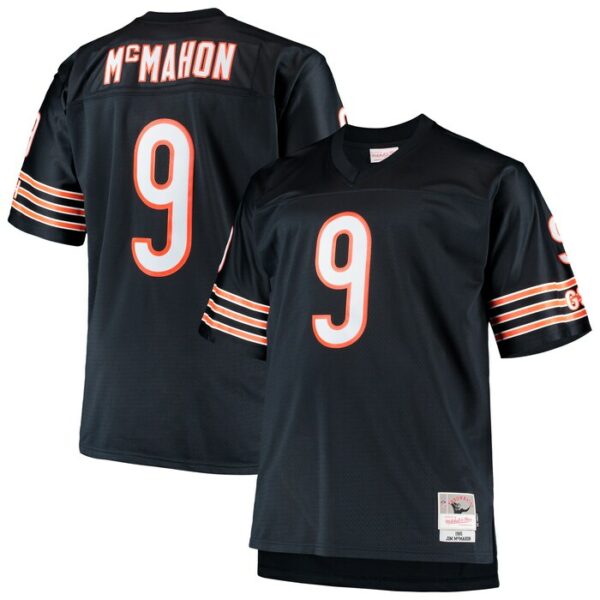 Jim McMahon Chicago Bears Mitchell & Ness Big & Tall 1985 Retired Player Replica Jersey - Navy