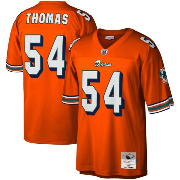 Zach Thomas Miami Dolphins Mitchell & Ness Legacy Replica Jersey - Orange