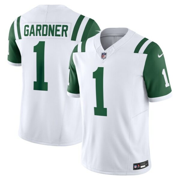 Ahmad Sauce Gardner New York Jets Nike Classic Alternate Vapor F.U.S.E. Limited Jersey - White