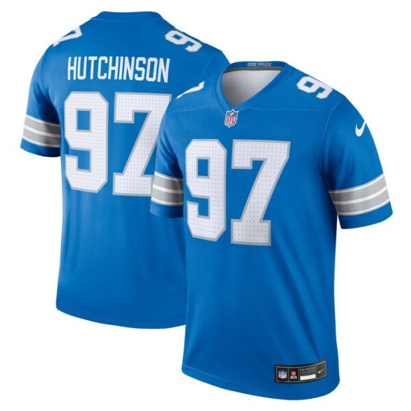 Aidan Hutchinson Detroit Lions Nike Legend Jersey - Blue