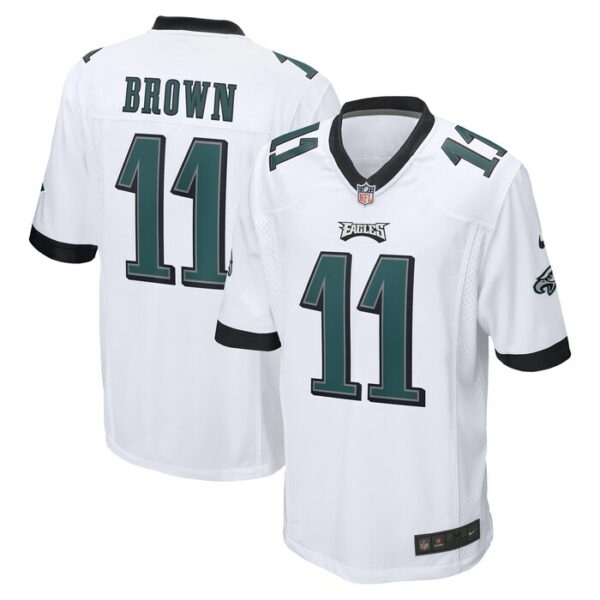 A.J. Brown Philadelphia Eagles Nike Game Jersey - White