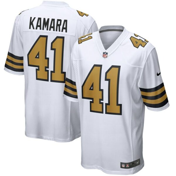 Alvin Kamara New Orleans Saints Nike Alternate Game Jersey - White