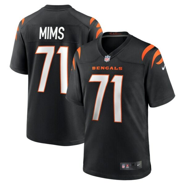 Amarius Mims Cincinnati Bengals Nike 2024 NFL Draft First Round Pick Player Game Jersey - Black