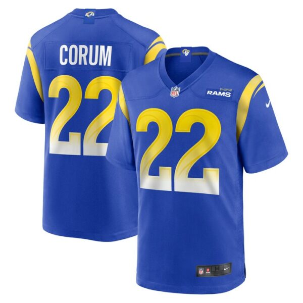 Blake Corum Los Angeles Rams Nike 2024 NFL Draft Game Player Jersey - Royal