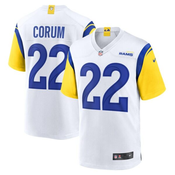 Blake Corum Los Angeles Rams Nike Game Jersey -  White