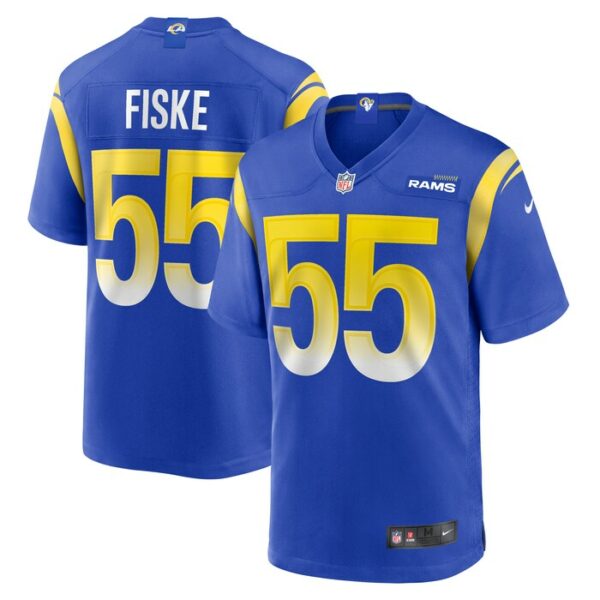 Braden Fiske Los Angeles Rams Nike Team Game Jersey -  Royal