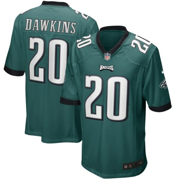 Brian Dawkins Philadelphia Eagles Nike Game Retired Player Jersey - Midnight Green