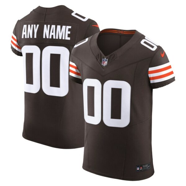 Cleveland Browns Nike Vapor F.U.S.E. Elite Custom Jersey - Brown