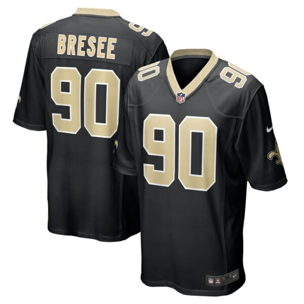 Bryan Bresee New Orleans Saints Nike 2023 NFL Draft First Round Pick Game Jersey - Black