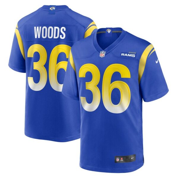 Charles Woods Los Angeles Rams Nike Game Jersey -  Royal