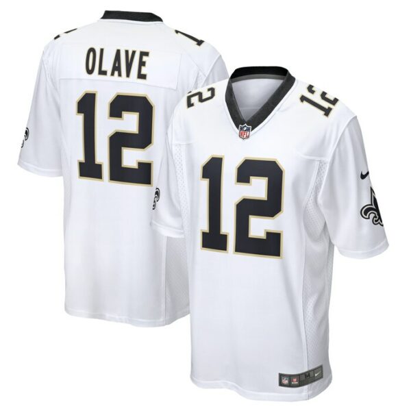 Chris Olave New Orleans Saints Nike Game Player Jersey - White