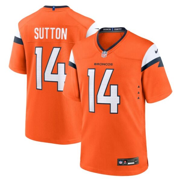 Courtland Sutton Denver Broncos Nike Mile High Collection Game Jersey - Orange