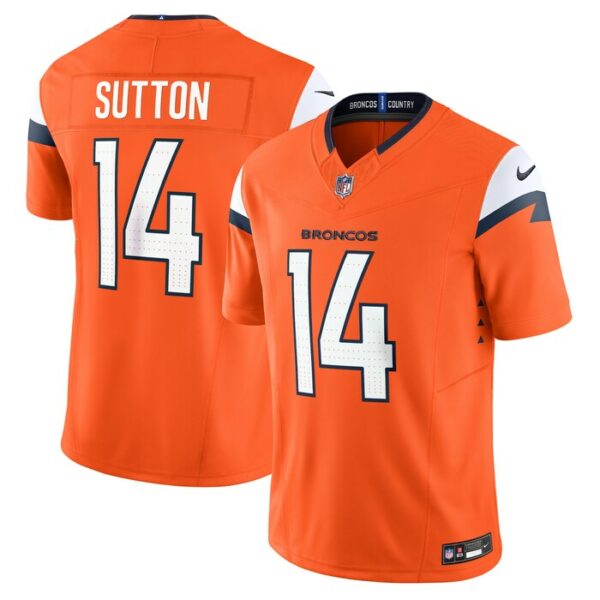 Courtland Sutton Denver Broncos Nike Mile High Collection Vapor F.U.S.E. Limited Jersey - Orange