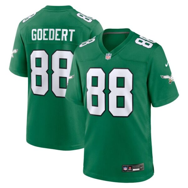 Dallas Goedert Philadelphia Eagles Nike Alternate Game Player Jersey - Kelly Green