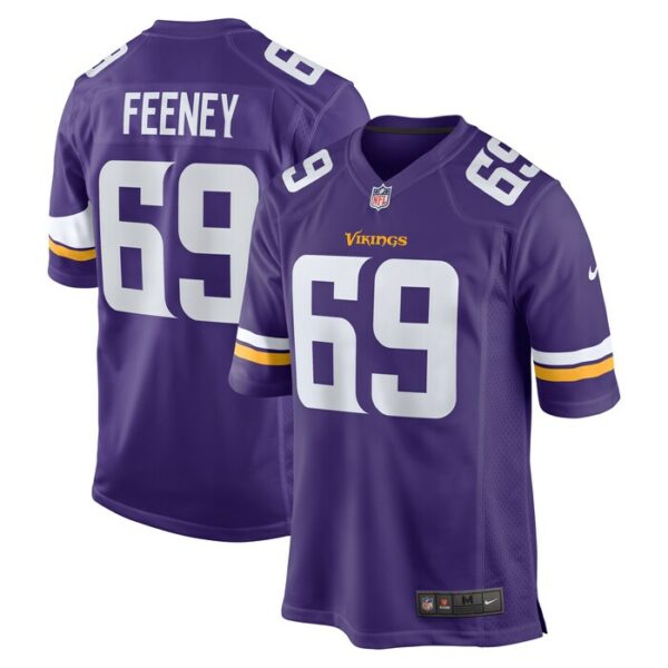 Dan Feeney Minnesota Vikings Nike Team Game Jersey -  Purple