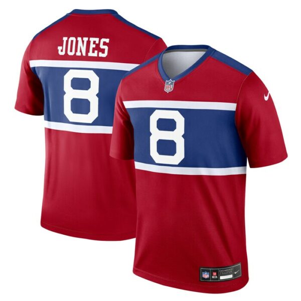 Daniel Jones New York Giants Nike Alternate Legend Player Jersey - Century Red