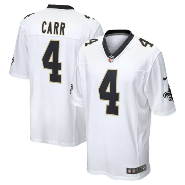 Derek Carr New Orleans Saints Nike Game Player Jersey - White