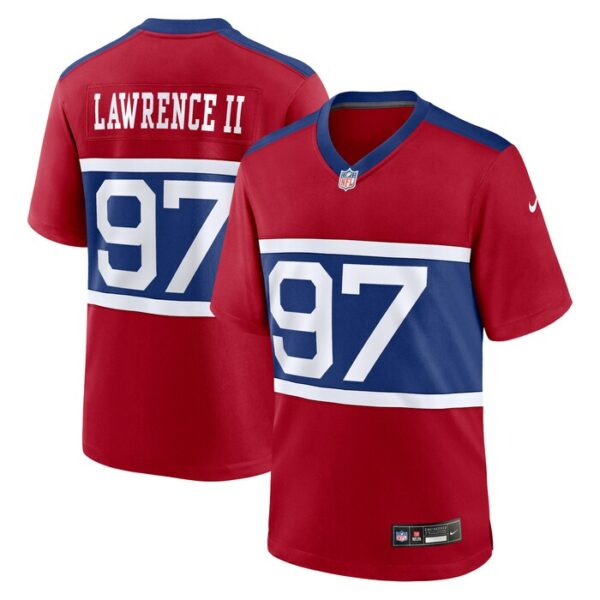 Dexter Lawrence II New York Giants Nike Alternate Player Game Jersey - Century Red