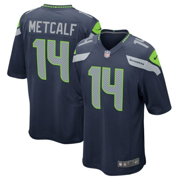 DK Metcalf Seattle Seahawks Nike Game Team Jersey - College Navy