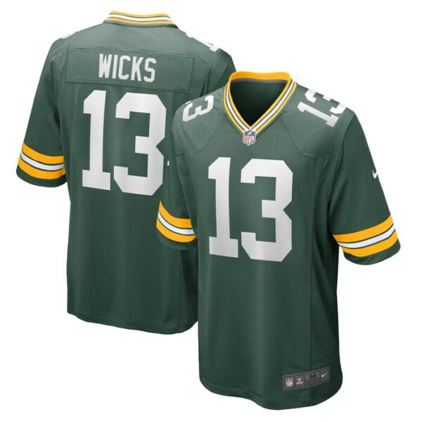 Dontayvion Wicks Green Bay Packers Nike  Game Jersey -  Green